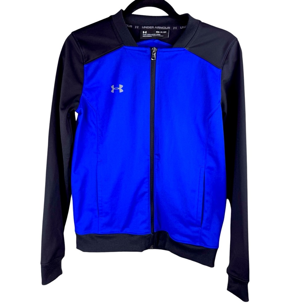 Under Armour Challenger Track Jacket, Blue/Black Women’s Size Small
